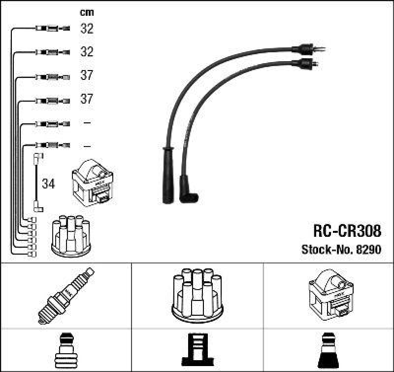 NGK Ignition Cable Kit