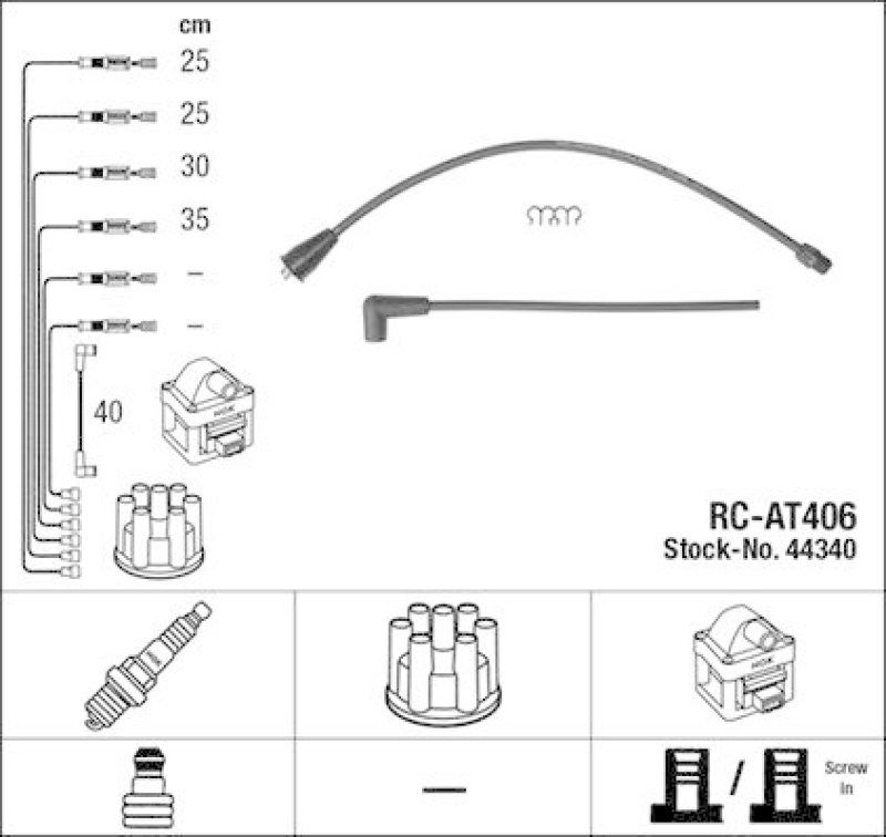 NGK Ignition Cable Kit