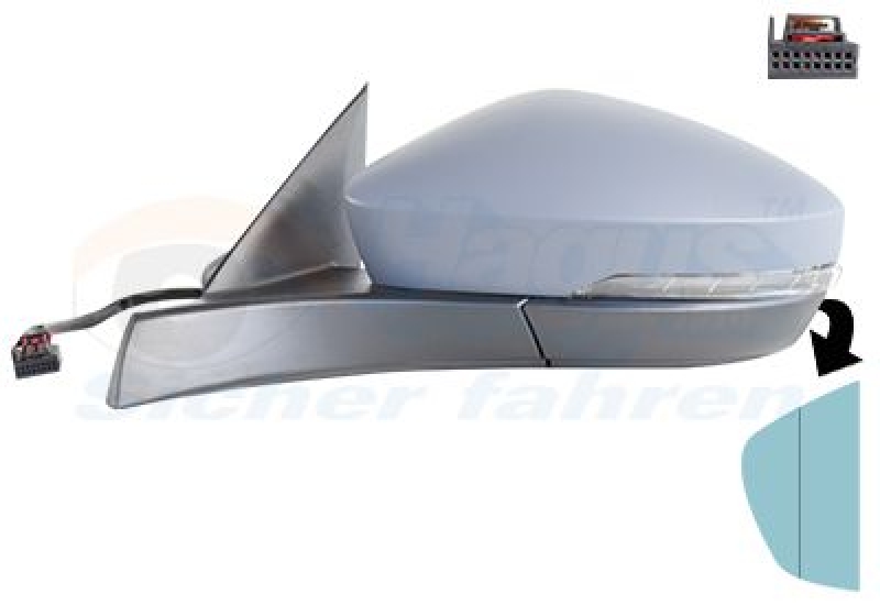 VAN WEZEL Outside Mirror * HAGUS *