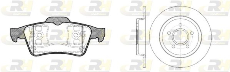 ROADHOUSE Bremsensatz, Scheibenbremse Dual Kit