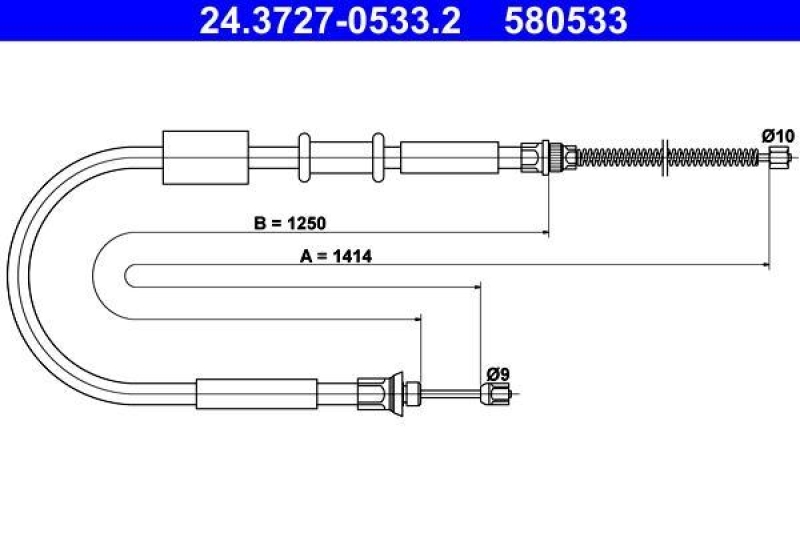 ATE Cable, parking brake