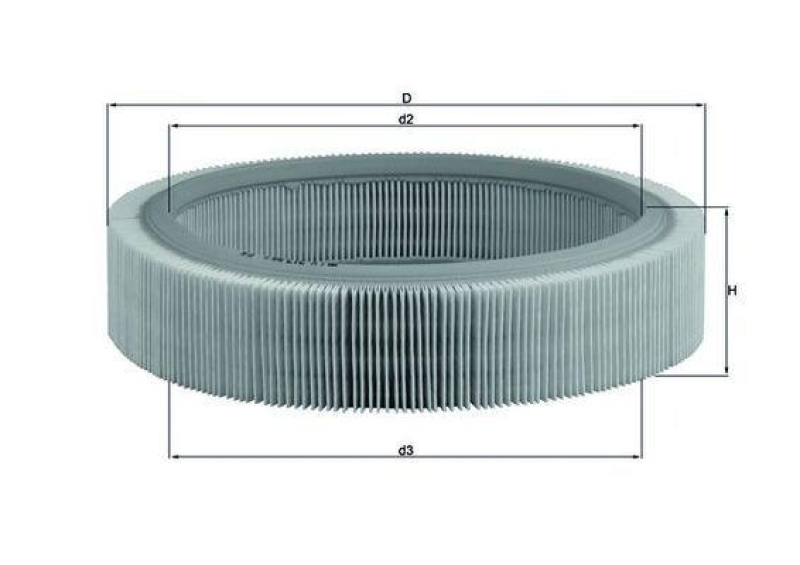 MAHLE ORIGINAL Luftfilter