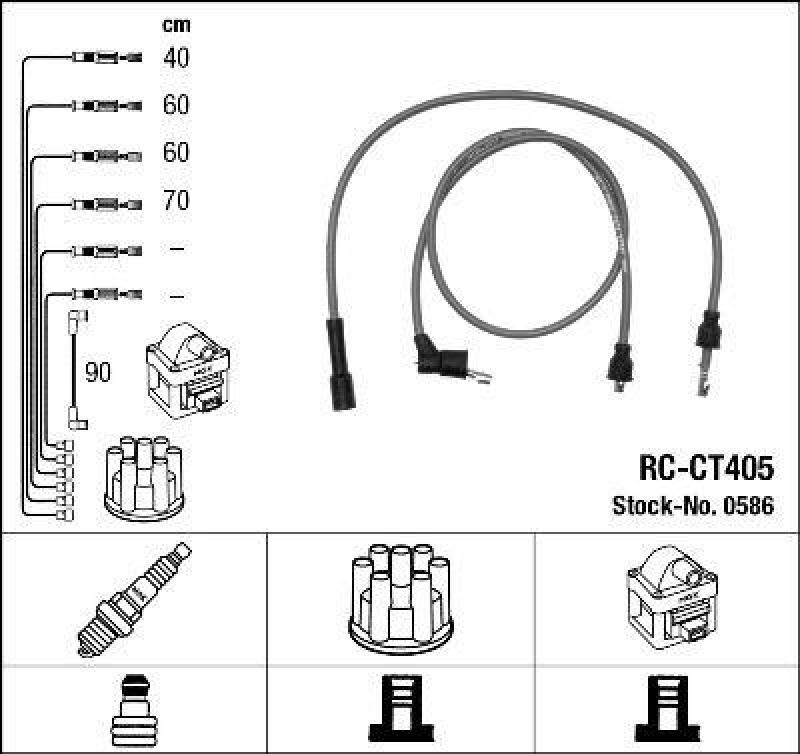 NGK Ignition Cable Kit