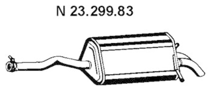 EBERSPÄCHER Rear Muffler