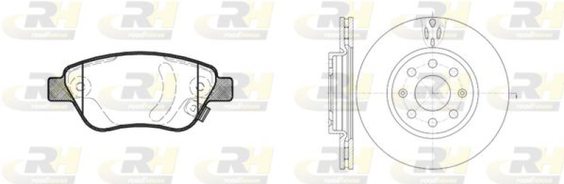 ROADHOUSE Brake Set, disc brake Dual Kit