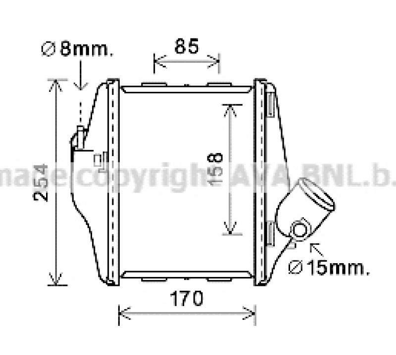 AVA QUALITY COOLING Intercooler, charger