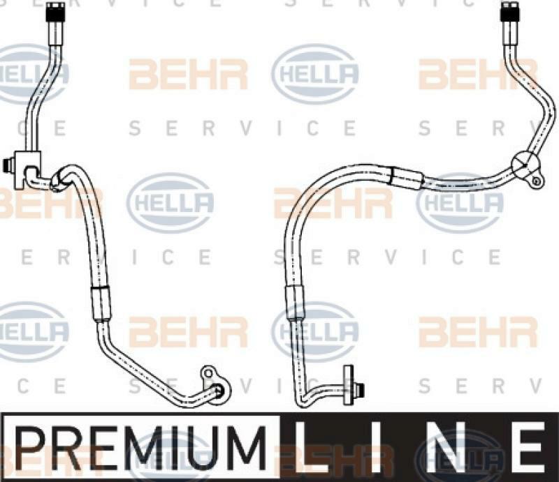 HELLA High Pressure Line, air conditioning BEHR HELLA SERVICE *** PREMIUM LIN...