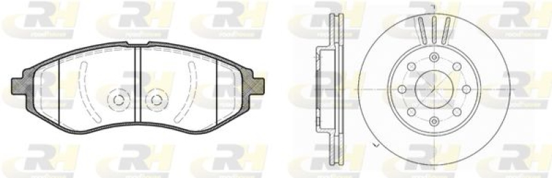 ROADHOUSE Bremsensatz, Scheibenbremse Dual Kit