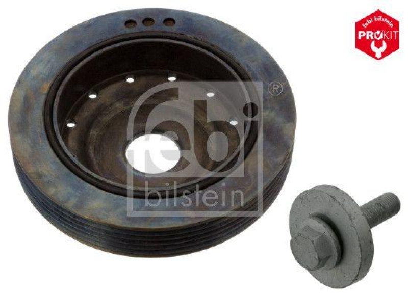 FEBI BILSTEIN Riemenscheibe, Kurbelwelle ProKit 45179