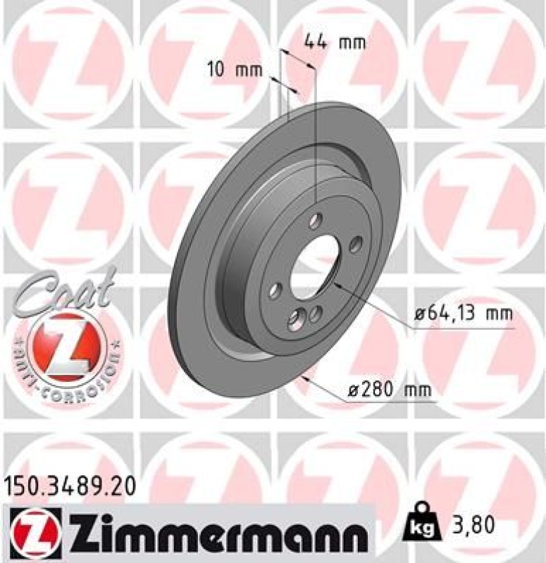 Zimmermann Bremsscheiben + Zimmermann Bremsbeläge