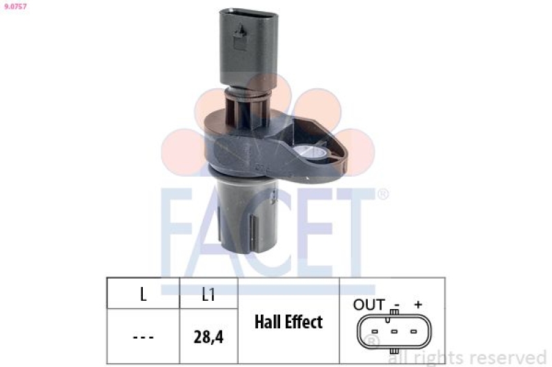 FACET Sensor, Nockenwellenposition Made in Italy - OE Equivalent