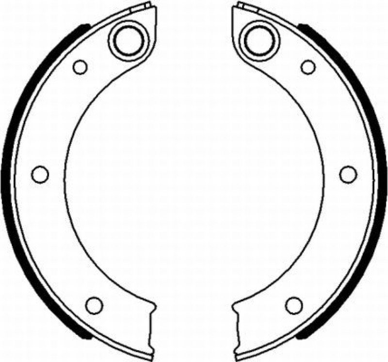 TEXTAR Bremsbackensatz, Feststellbremse 91071200
