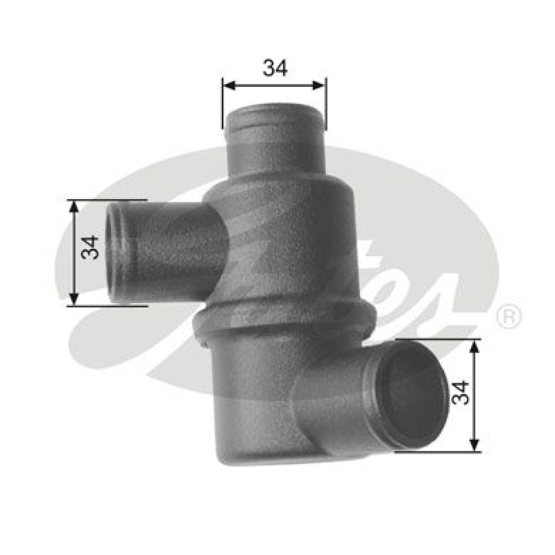 GATES Thermostat für Kühlmittel / Kühlerthermostat