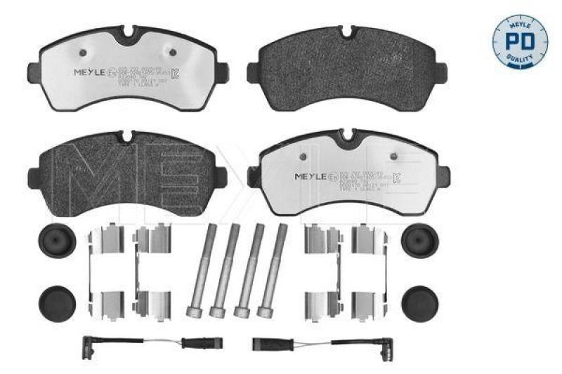 MEYLE Bremsbelagsatz, Scheibenbremse MEYLE-PD: Advanced performance and design.