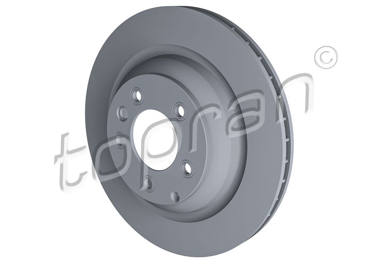2x TOPRAN Bremsscheibe COATED 114562
