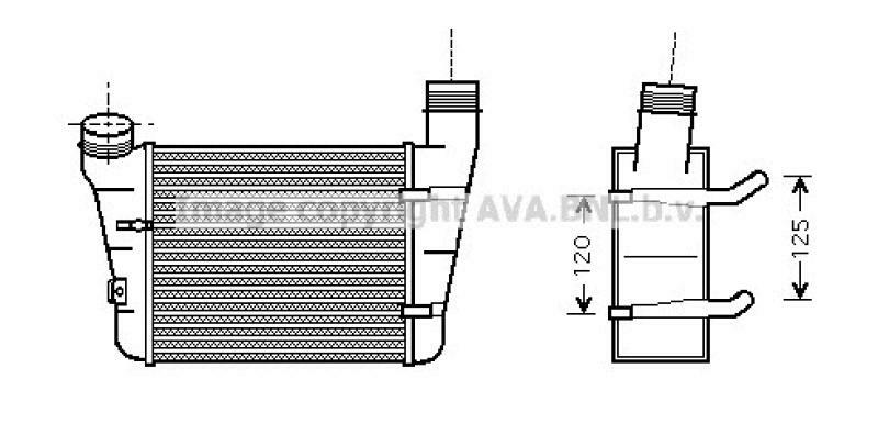 AVA QUALITY COOLING Ladeluftkühler