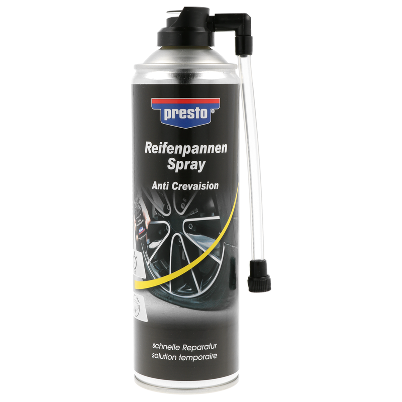 4x PRESTO Dichtstoff Reifenpannenspray Pannenhilfe Reifen Dichtmittel 500ml