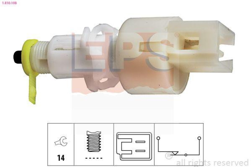 EPS Bremslichtschalter Made in Italy - OE Equivalent