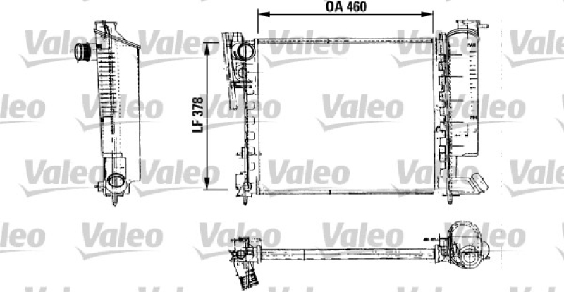 VALEO K&uuml;hler, Motork&uuml;hlung 816715