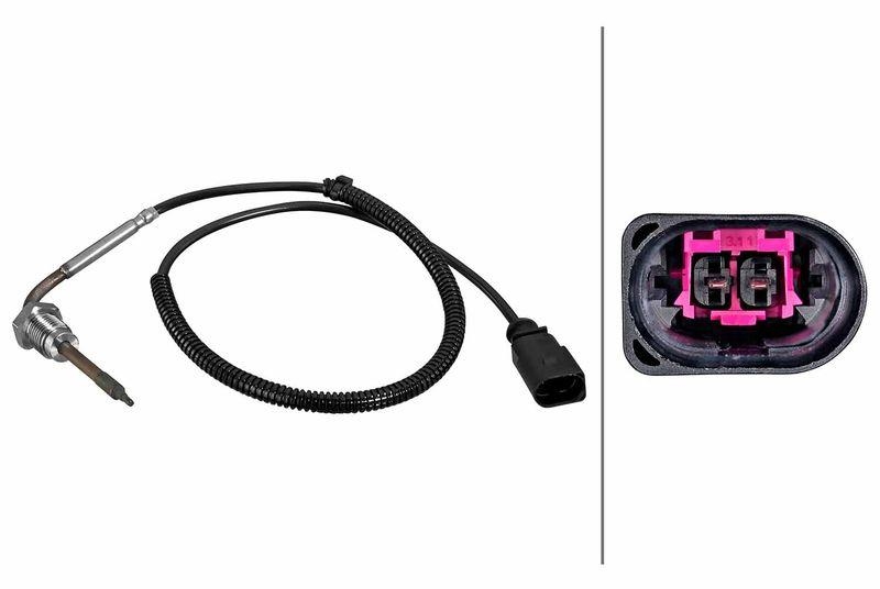 HELLA Sensor, Abgastemperatur 6PT 010 376-801