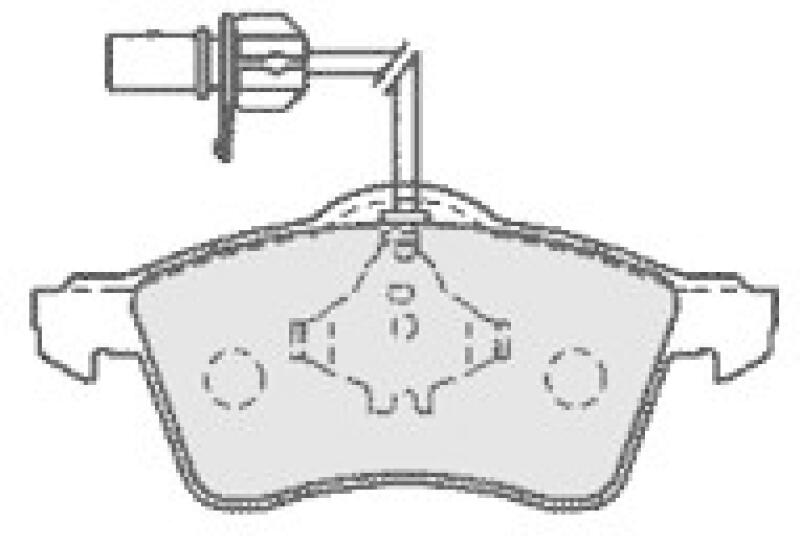 MAPCO Bremsbelagsatz, Scheibenbremse