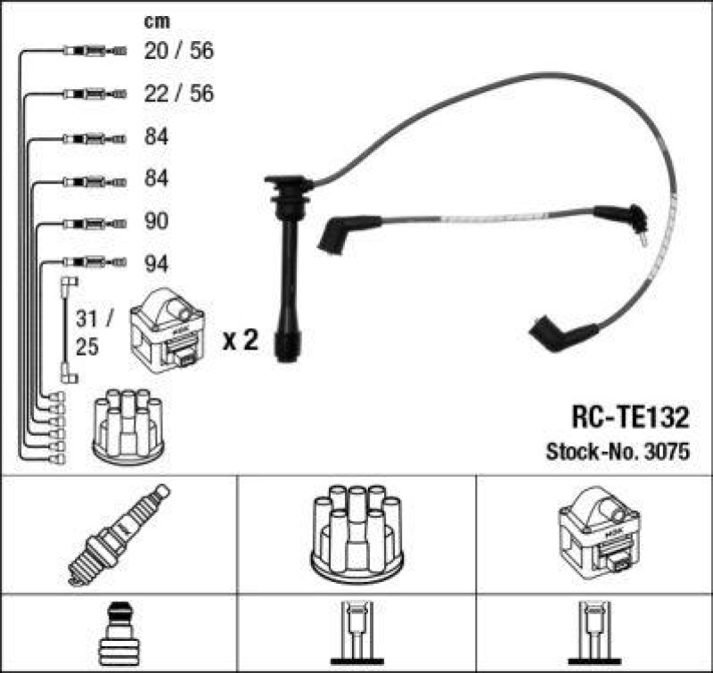 NGK Ignition Cable Kit
