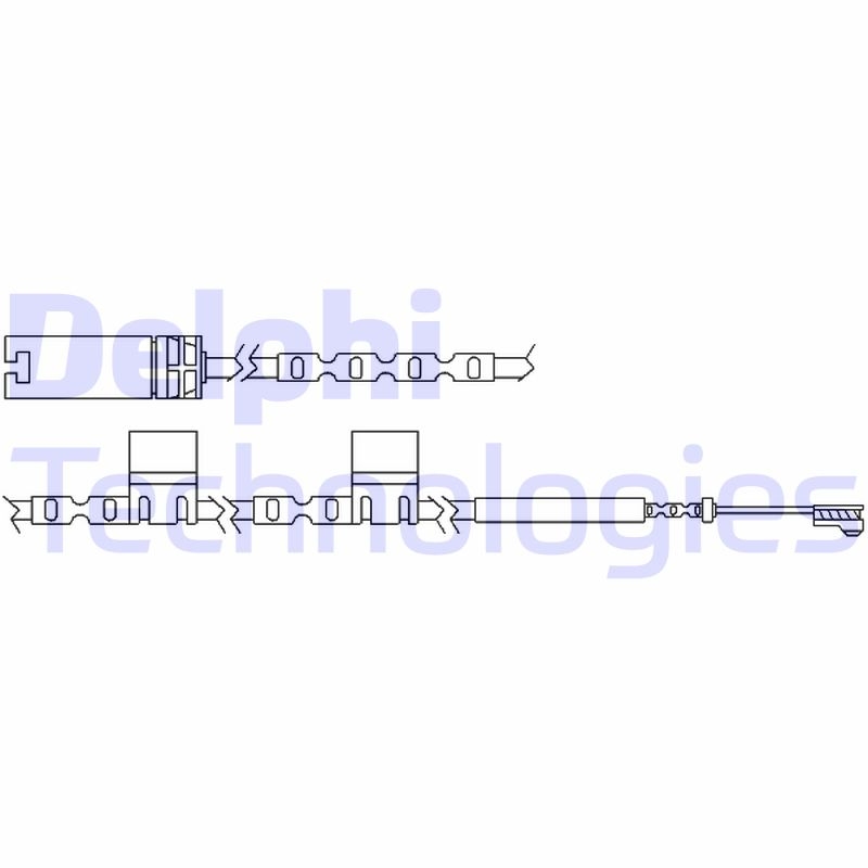 DELPHI Warnkontakt, Bremsbelagverschlei&szlig; LZ0242