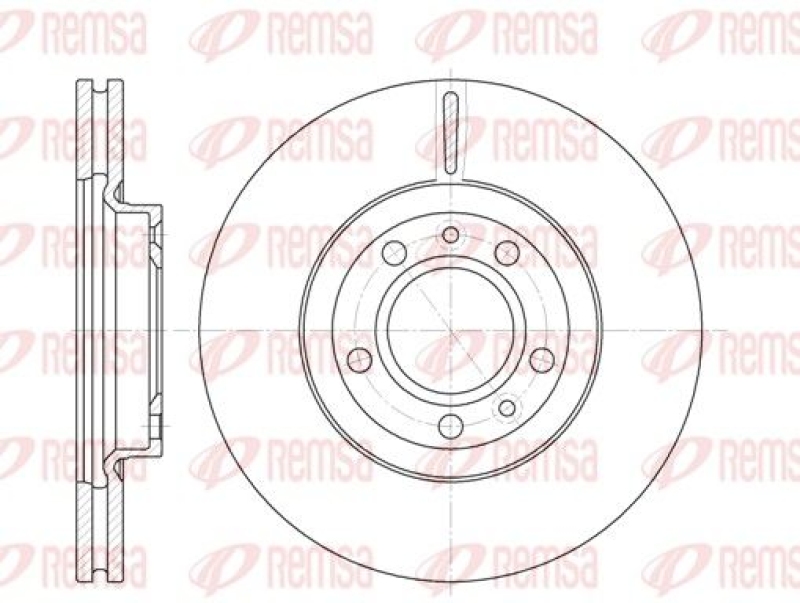 2x REMSA Brake Disc