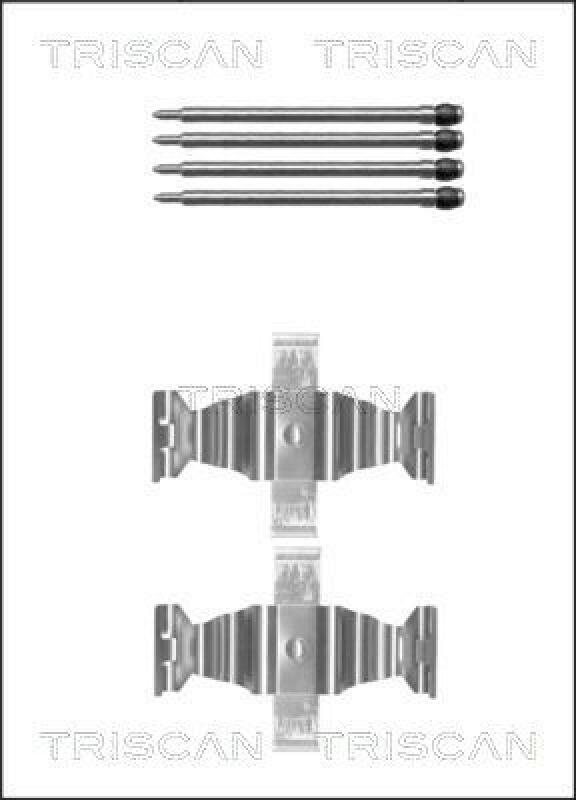 TRISCAN Accessory Kit, disc brake pad