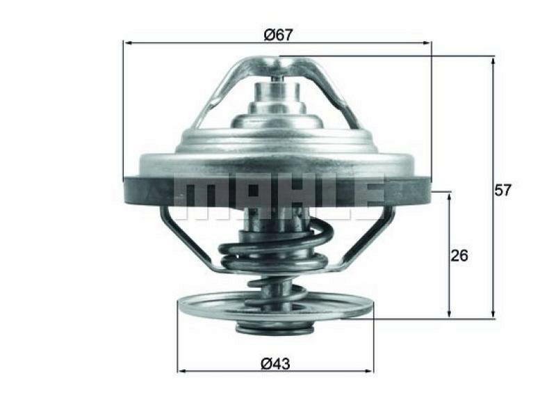 MAHLE Thermostat für Kühlmittel / Kühlerthermostat