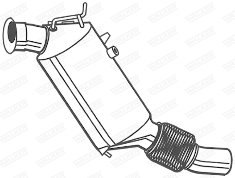 WALKER Soot/Particulate Filter, exhaust system EVO C