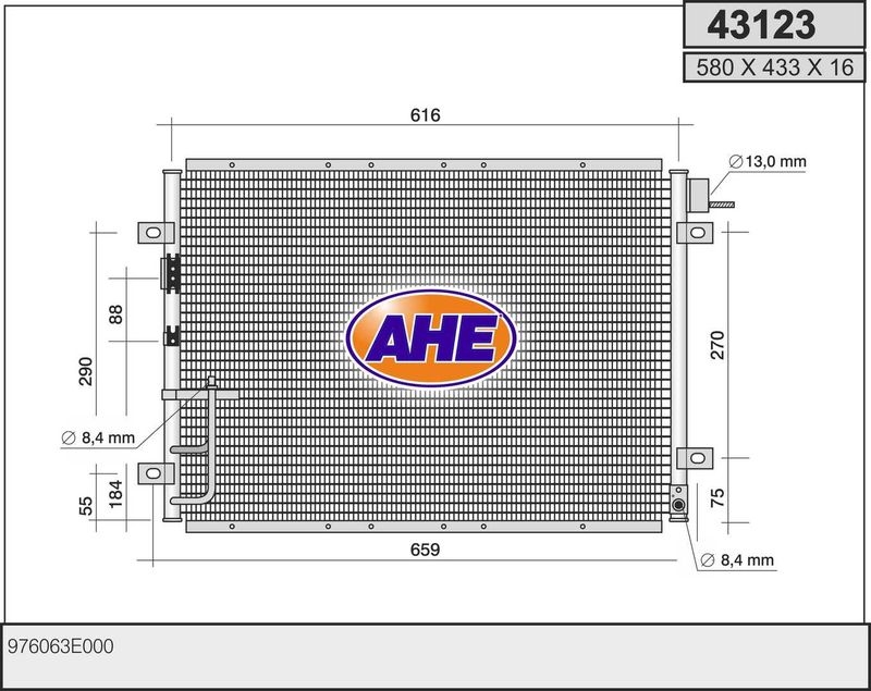 AHE Condenser, air conditioning