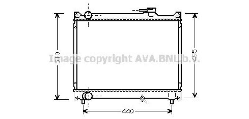 AVA QUALITY COOLING Kühler, Motorkühlung