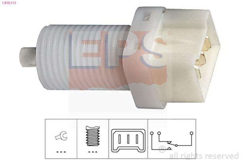 EPS Bremslichtschalter Made in Italy - OE Equivalent