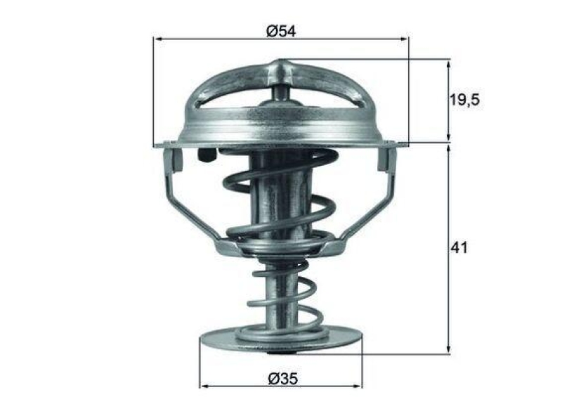 MAHLE Thermostat, coolant