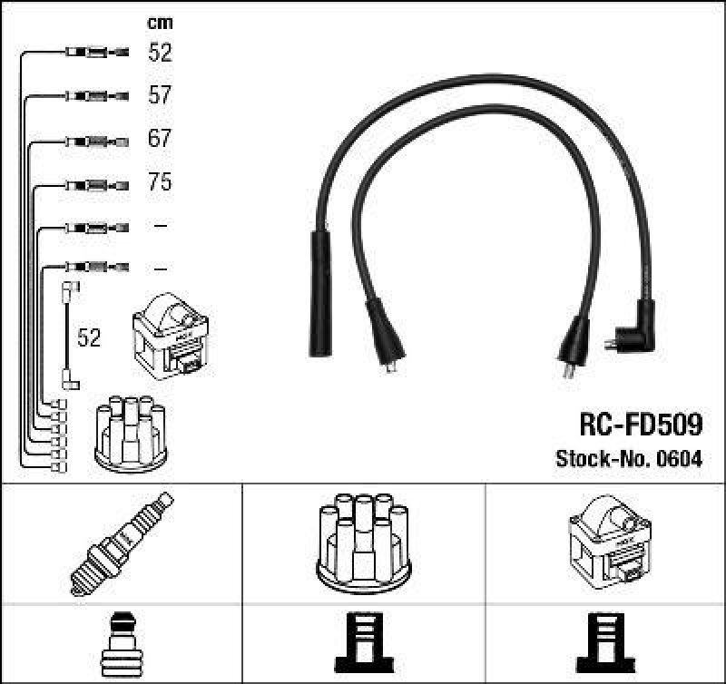 NGK Ignition Cable Kit
