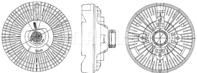 MAHLE Clutch, radiator fan BEHR *** PREMIUM LINE ***