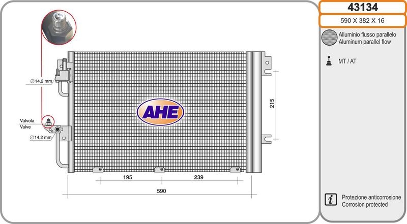 AHE Condenser, air conditioning