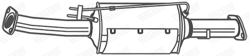 WALKER Ruß-/Partikelfilter, Abgasanlage EVO C