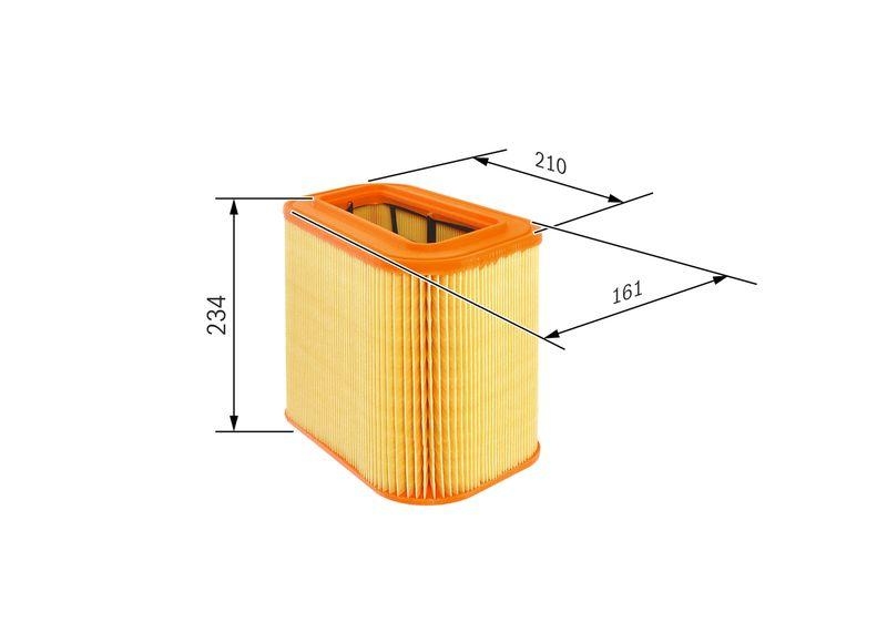 BOSCH Luftfilter F 026 400 431