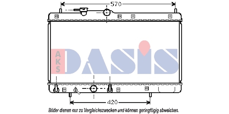 AKS DASIS Kühler, Motorkühlung