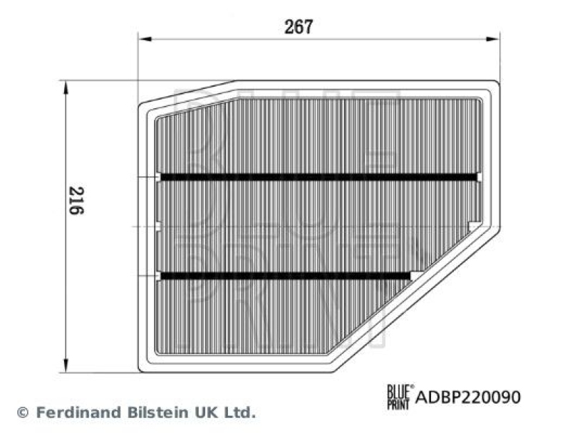 BLUE PRINT Luftfilter