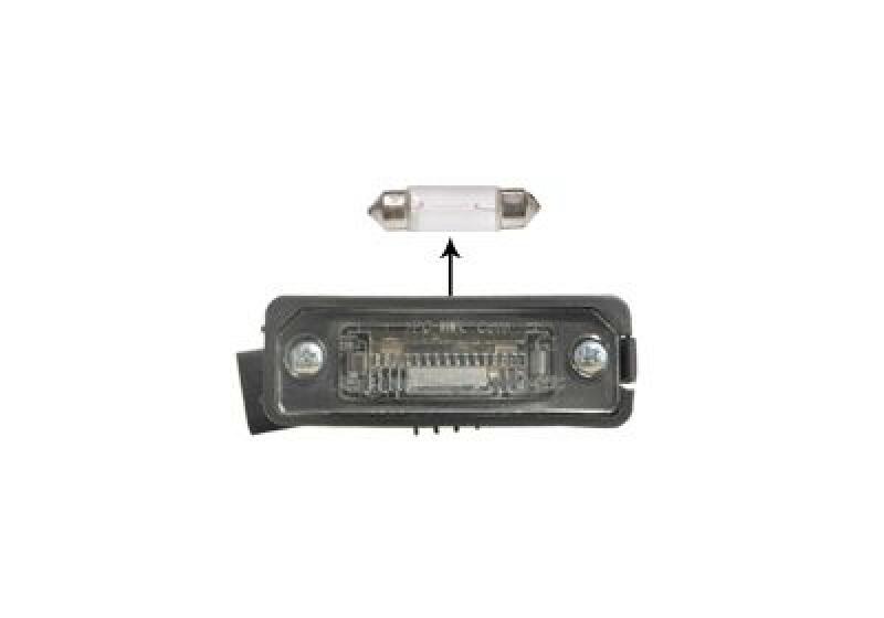 VAN WEZEL Licence Plate Light