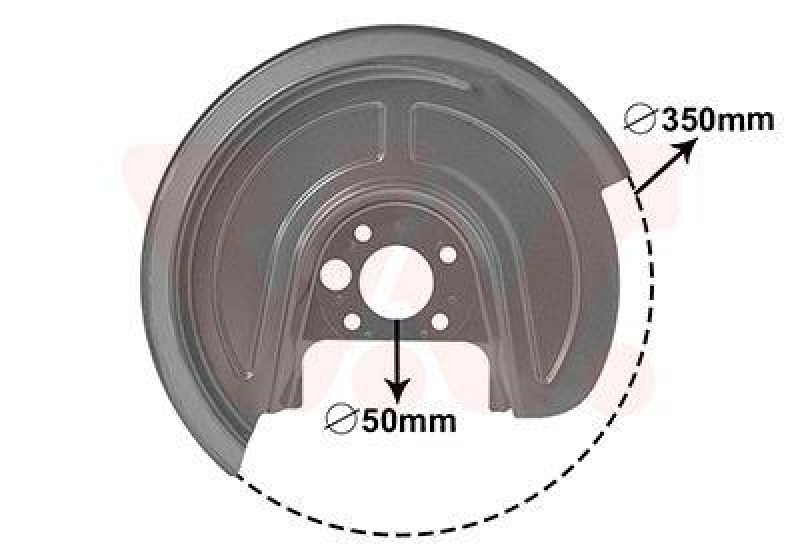 VAN WEZEL Spritzblech, Bremsscheibe 5892374