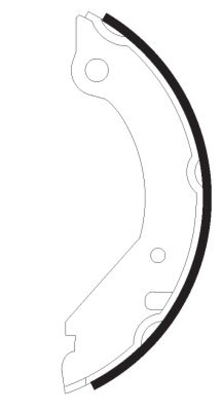 TEXTAR Brake Shoe Set, parking brake