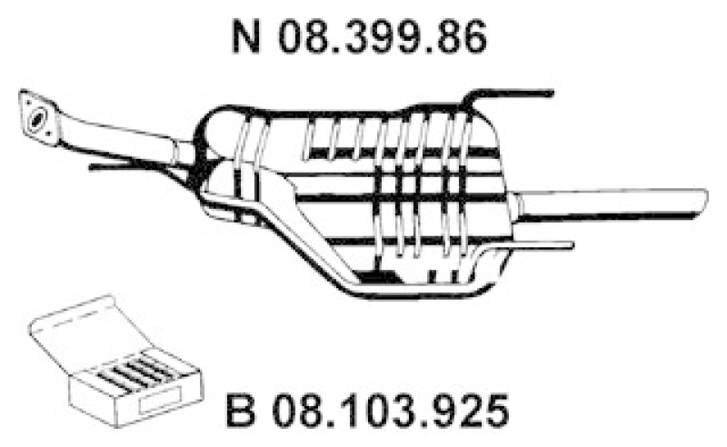 EBERSPÄCHER Rear Muffler