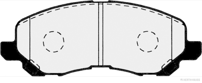 HERTH+BUSS JAKOPARTS Bremsbelagsatz, Scheibenbremse