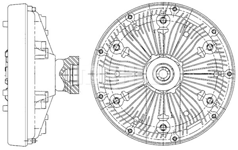 MAHLE Clutch, radiator fan BEHR *** PREMIUM LINE ***