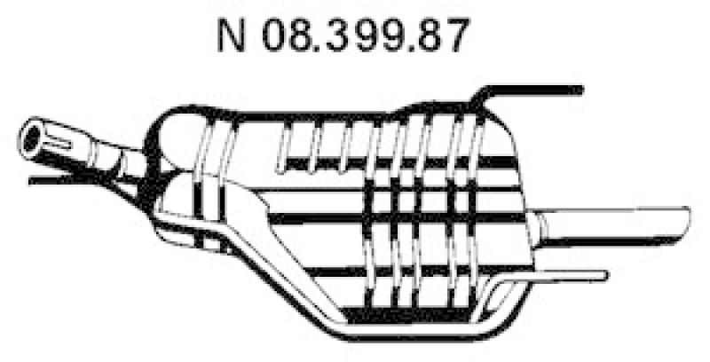 EBERSPÄCHER Rear Muffler