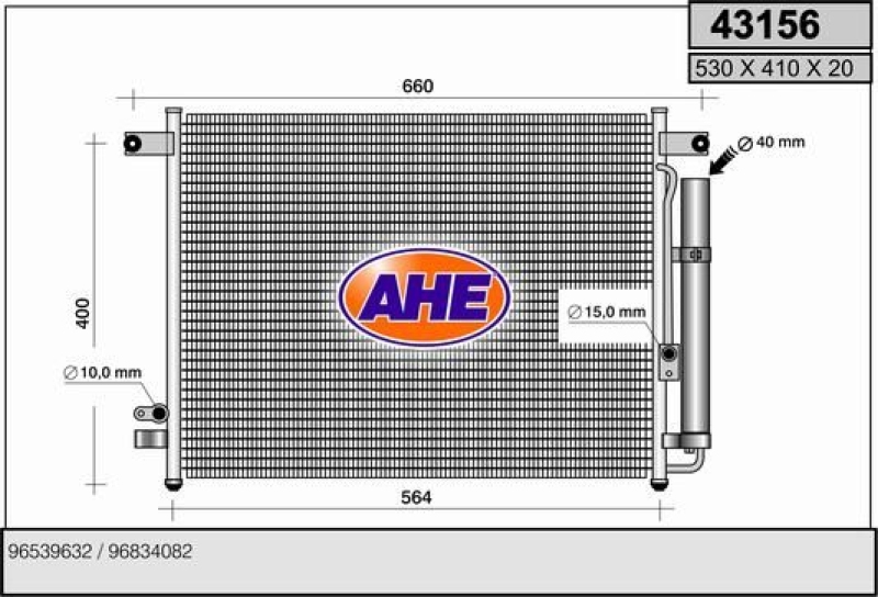 AHE Condenser, air conditioning